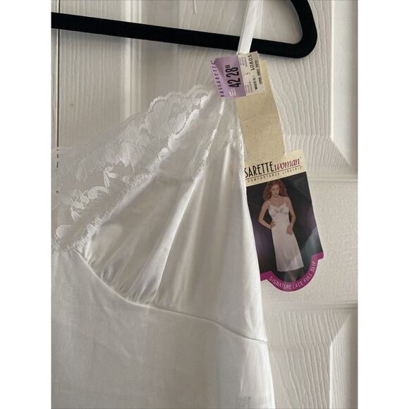 Vassarette Woman Comfortable Lingerie ivory White Full Lace Slip‎ New nightie - Picture 3 of 6